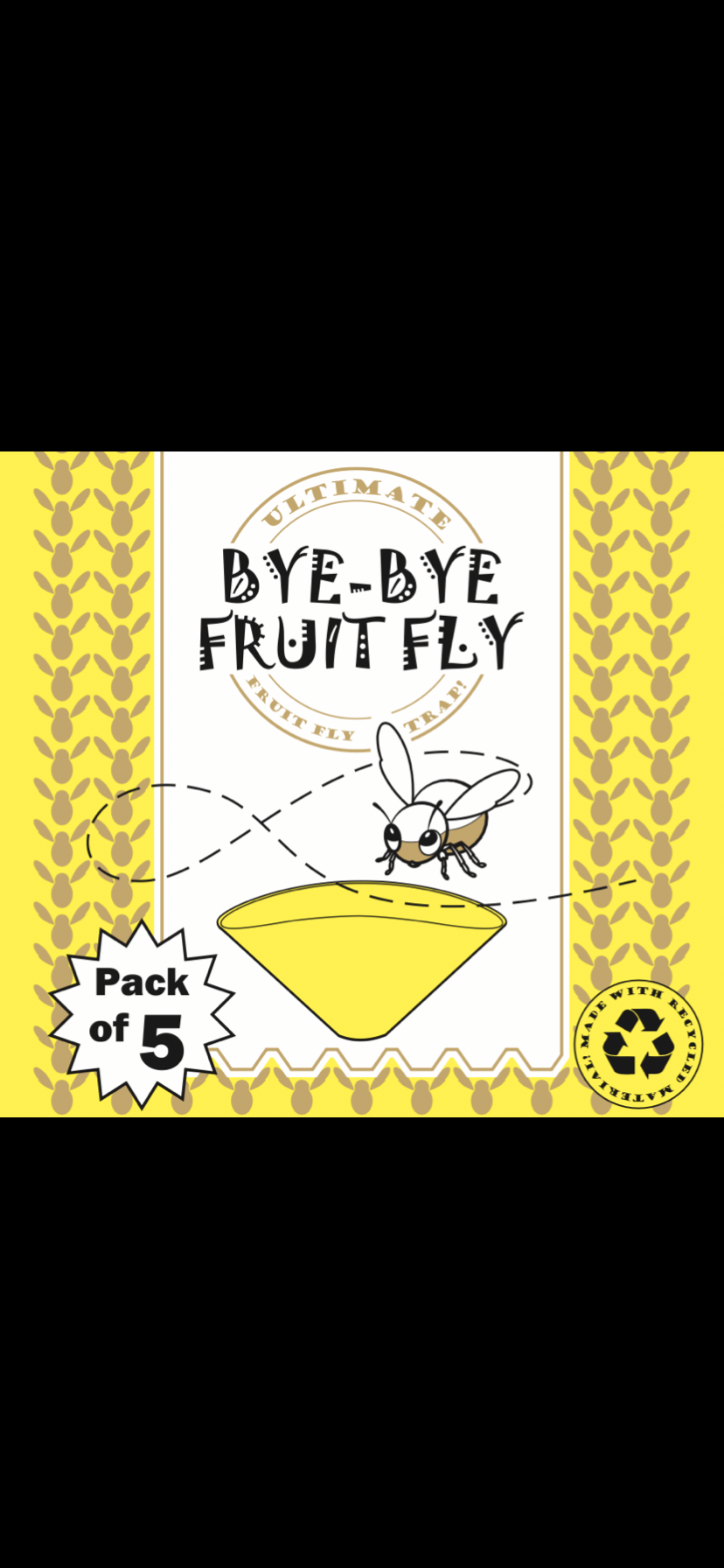 Fruit fly trap-5 pack
